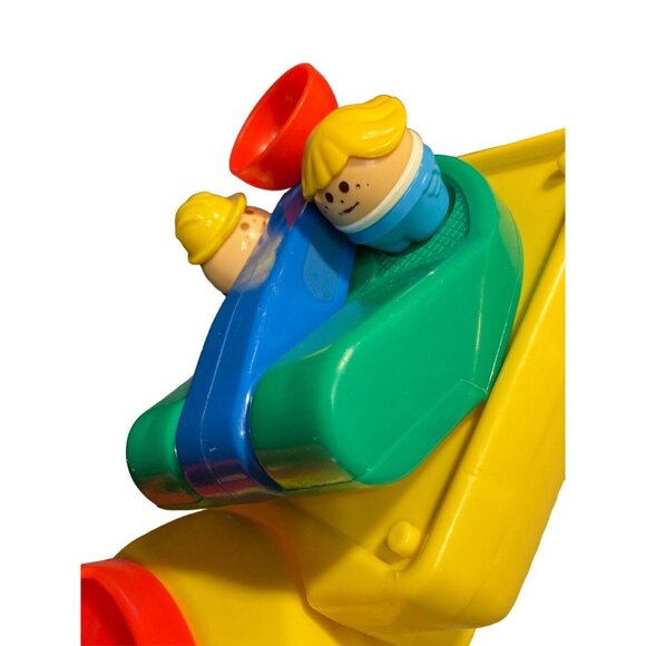 Little Tikes Cherry Picker Lift Truck with  Construction Workers Toddle Tots Vin - Picture 2 of 11